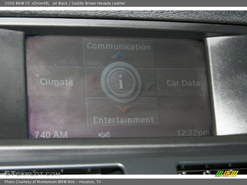 Jet Black / Saddle Brown Nevada Leather 2009 BMW X5 xDrive48i