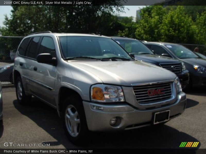 Silver Mist Metallic / Light Gray 2008 GMC Envoy SLE 4x4