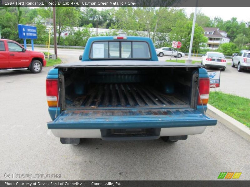 Cayman Green Metallic / Grey 1994 Ford Ranger XLT Regular Cab 4x4