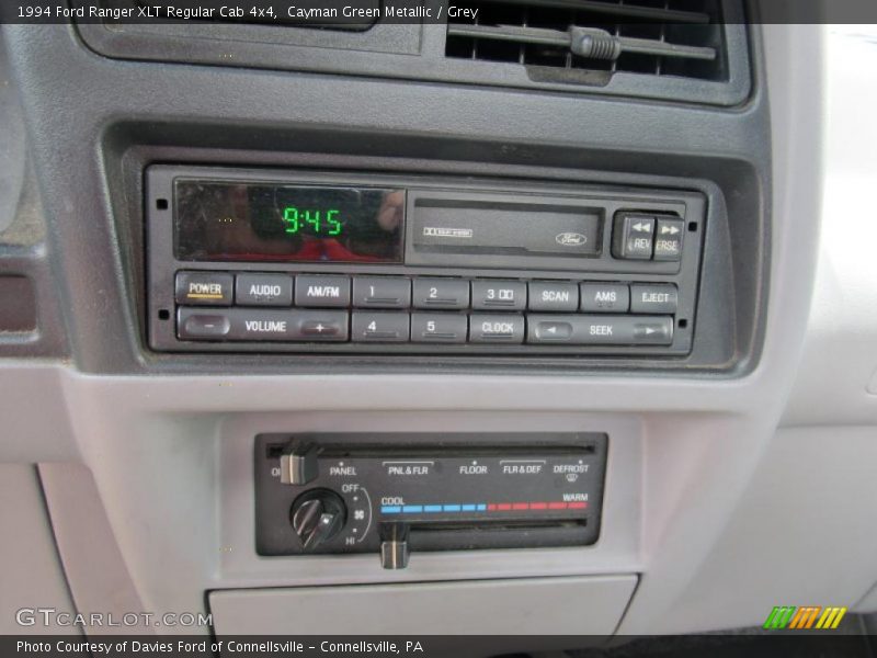 Cayman Green Metallic / Grey 1994 Ford Ranger XLT Regular Cab 4x4