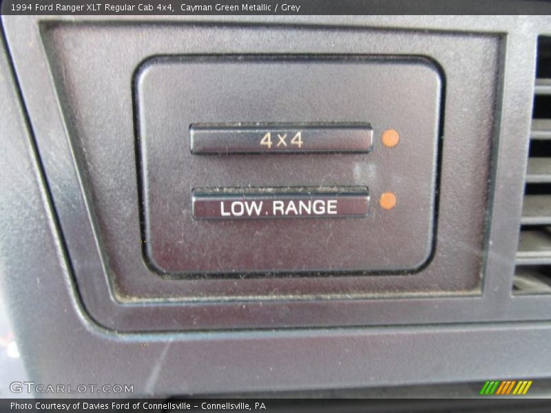 Cayman Green Metallic / Grey 1994 Ford Ranger XLT Regular Cab 4x4