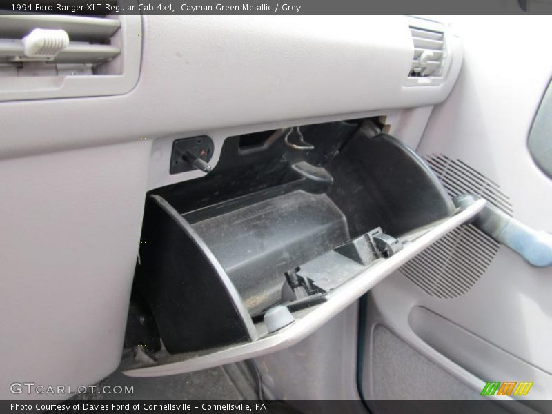 Cayman Green Metallic / Grey 1994 Ford Ranger XLT Regular Cab 4x4