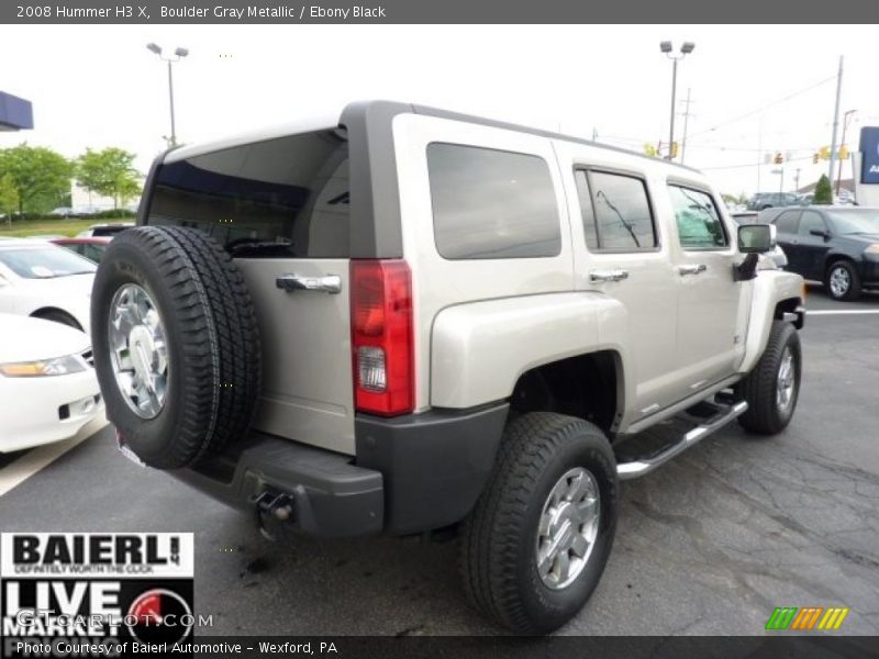 Boulder Gray Metallic / Ebony Black 2008 Hummer H3 X