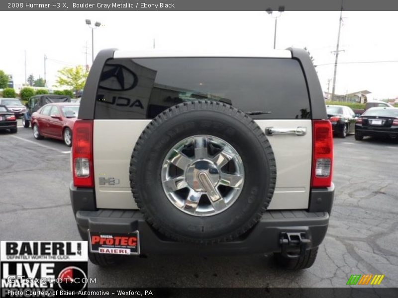Boulder Gray Metallic / Ebony Black 2008 Hummer H3 X