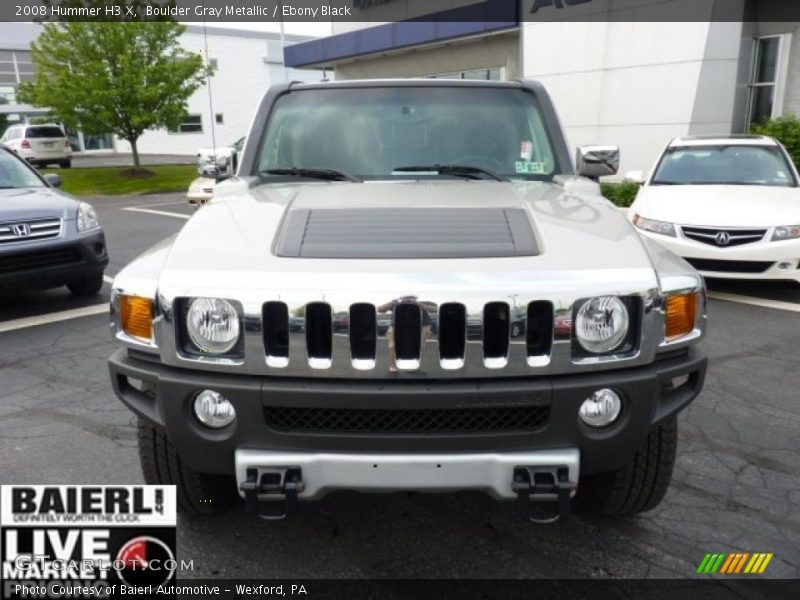 Boulder Gray Metallic / Ebony Black 2008 Hummer H3 X