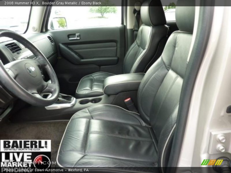 Boulder Gray Metallic / Ebony Black 2008 Hummer H3 X