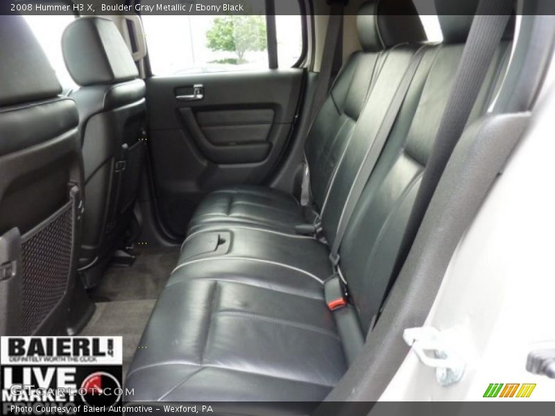 Boulder Gray Metallic / Ebony Black 2008 Hummer H3 X