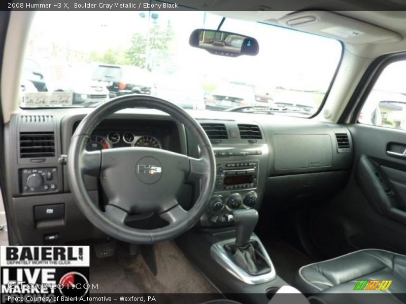 Boulder Gray Metallic / Ebony Black 2008 Hummer H3 X