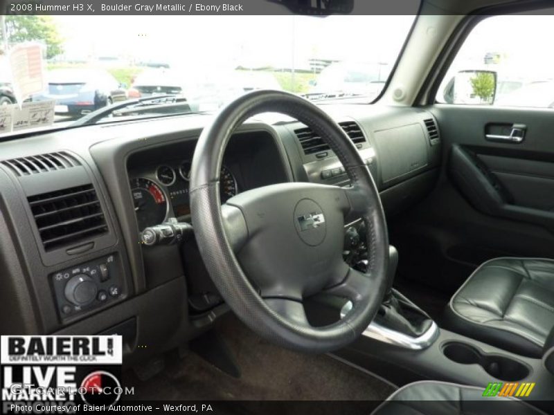 Boulder Gray Metallic / Ebony Black 2008 Hummer H3 X