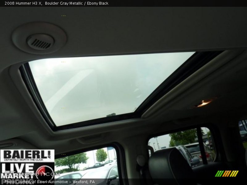 Boulder Gray Metallic / Ebony Black 2008 Hummer H3 X