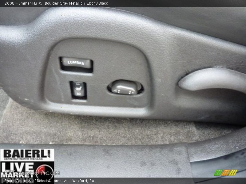 Boulder Gray Metallic / Ebony Black 2008 Hummer H3 X