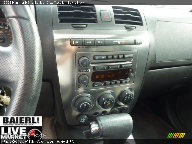 Boulder Gray Metallic / Ebony Black 2008 Hummer H3 X