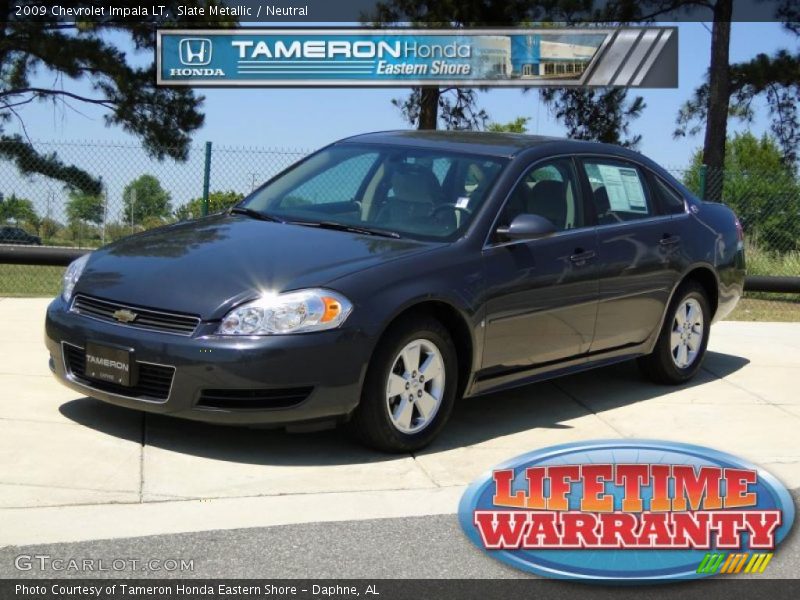 Slate Metallic / Neutral 2009 Chevrolet Impala LT