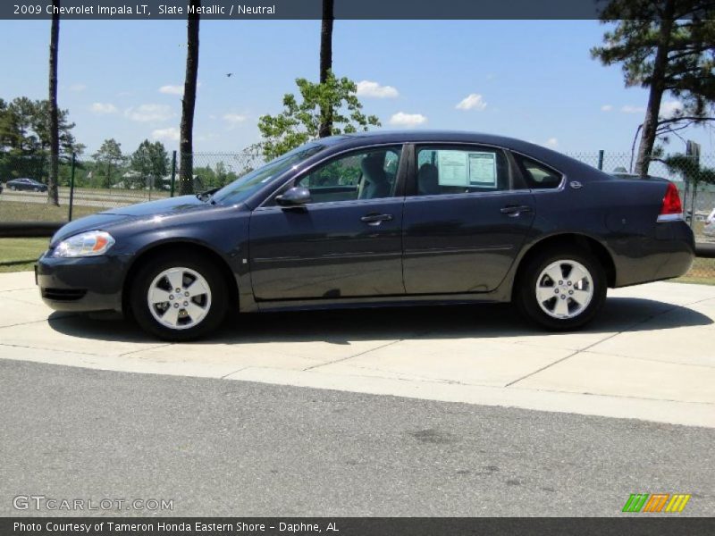 Slate Metallic / Neutral 2009 Chevrolet Impala LT
