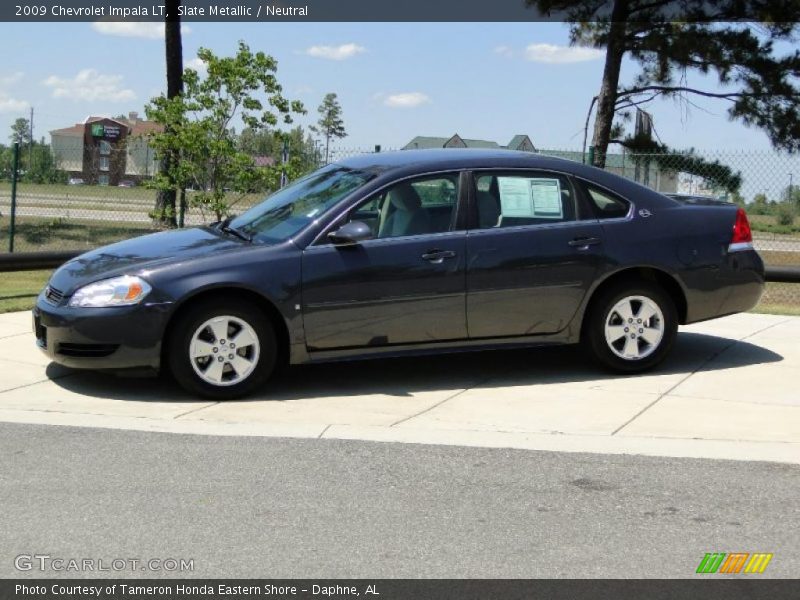 Slate Metallic / Neutral 2009 Chevrolet Impala LT