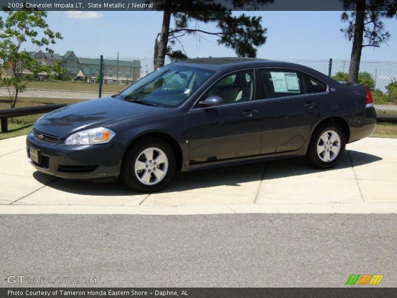 Slate Metallic / Neutral 2009 Chevrolet Impala LT
