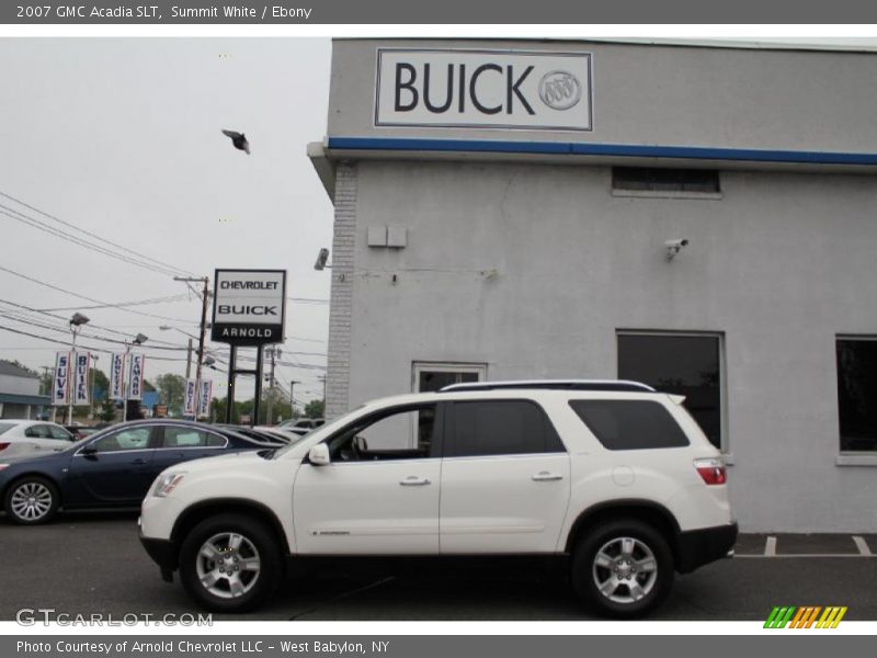 Summit White / Ebony 2007 GMC Acadia SLT
