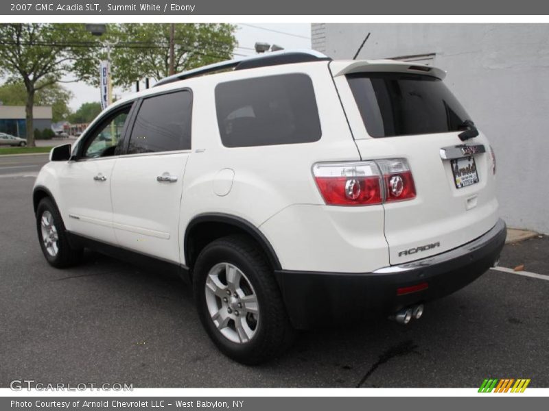 Summit White / Ebony 2007 GMC Acadia SLT