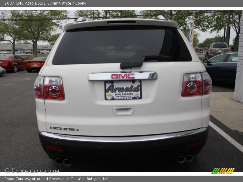 Summit White / Ebony 2007 GMC Acadia SLT