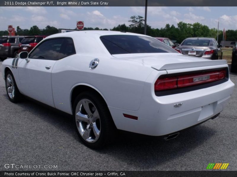 Bright White / Dark Slate Gray 2011 Dodge Challenger R/T