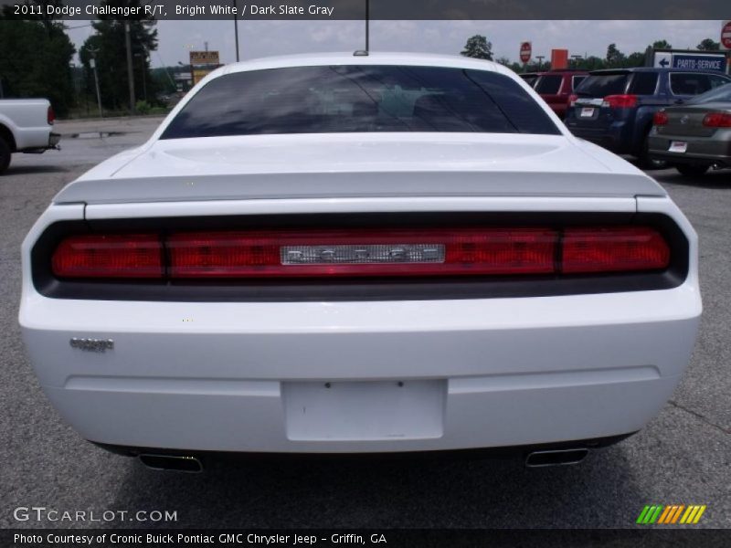Bright White / Dark Slate Gray 2011 Dodge Challenger R/T
