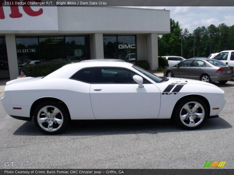 Bright White / Dark Slate Gray 2011 Dodge Challenger R/T