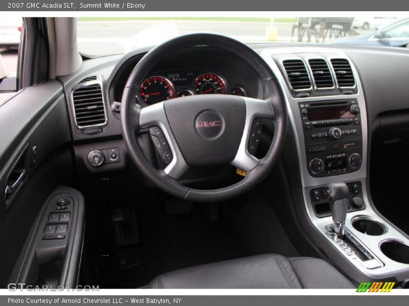 Summit White / Ebony 2007 GMC Acadia SLT