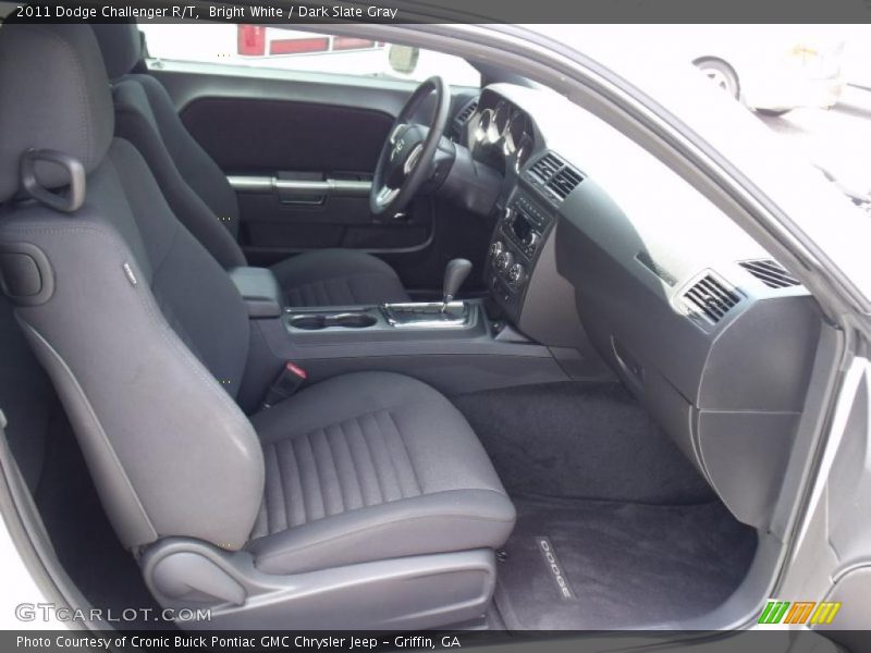 Bright White / Dark Slate Gray 2011 Dodge Challenger R/T