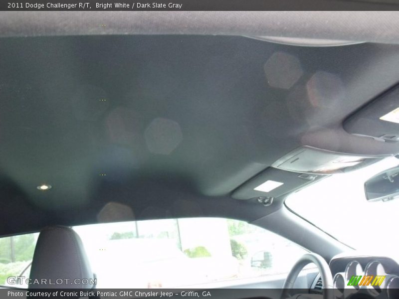 Bright White / Dark Slate Gray 2011 Dodge Challenger R/T