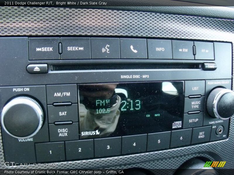 Bright White / Dark Slate Gray 2011 Dodge Challenger R/T