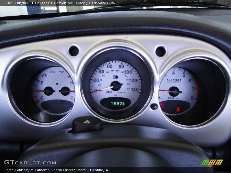 Black / Dark Slate Gray 2005 Chrysler PT Cruiser GT Convertible