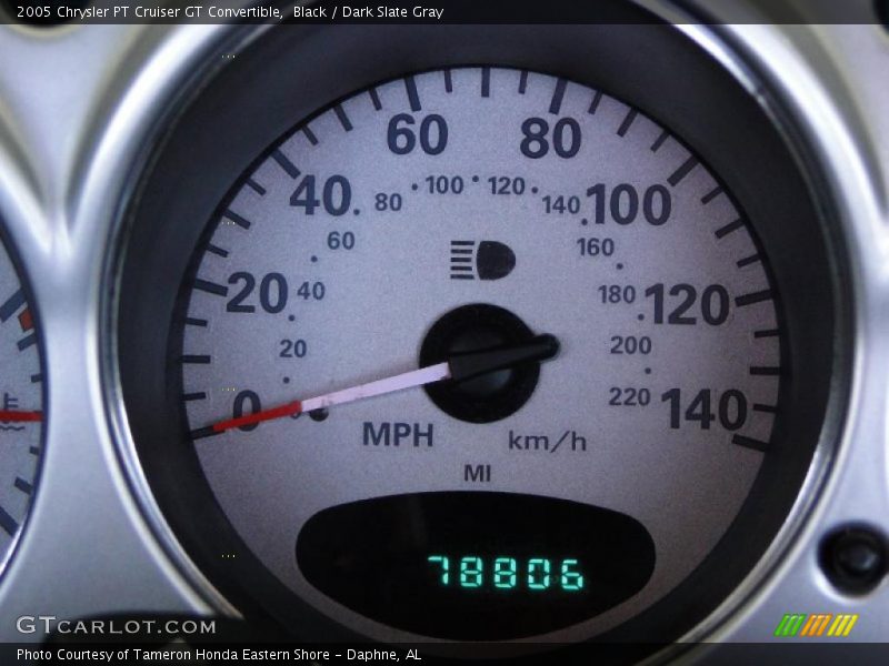 Black / Dark Slate Gray 2005 Chrysler PT Cruiser GT Convertible