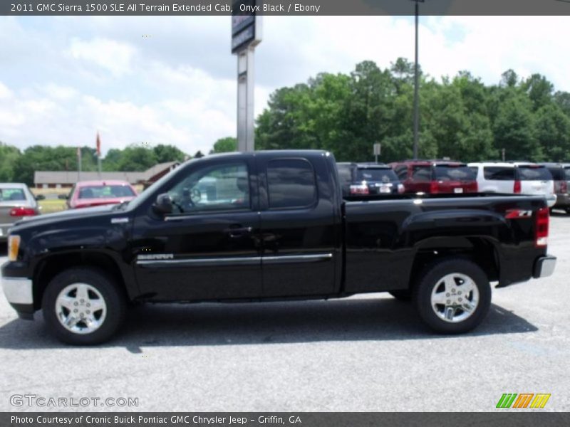 Onyx Black / Ebony 2011 GMC Sierra 1500 SLE All Terrain Extended Cab