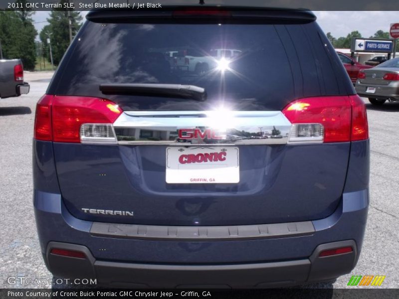 Steel Blue Metallic / Jet Black 2011 GMC Terrain SLE