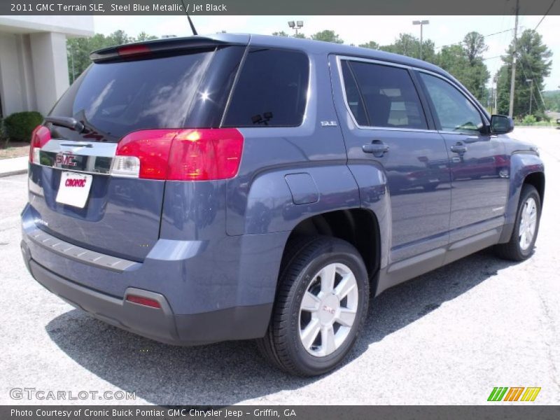 Steel Blue Metallic / Jet Black 2011 GMC Terrain SLE