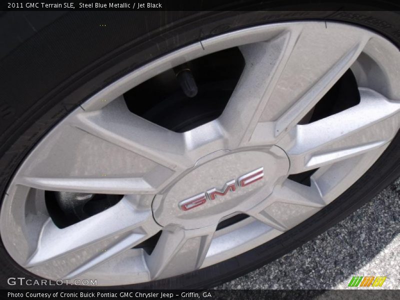 Steel Blue Metallic / Jet Black 2011 GMC Terrain SLE