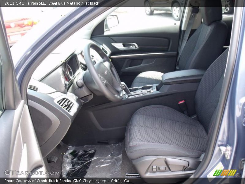 Steel Blue Metallic / Jet Black 2011 GMC Terrain SLE