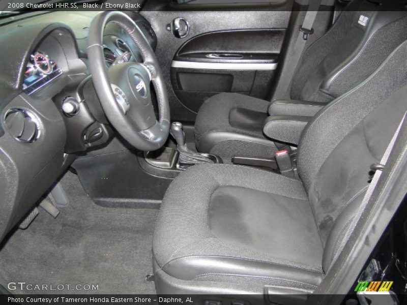  2008 HHR SS Ebony Black Interior