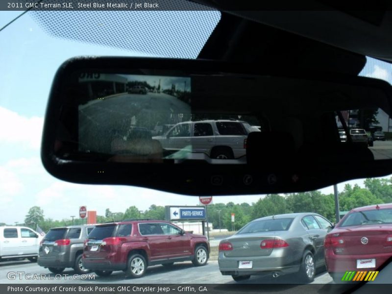 Steel Blue Metallic / Jet Black 2011 GMC Terrain SLE