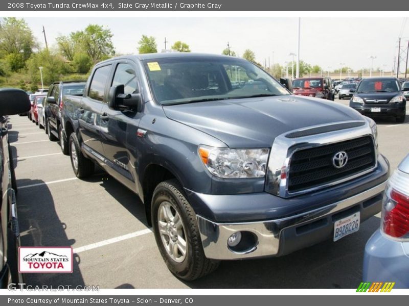 Slate Gray Metallic / Graphite Gray 2008 Toyota Tundra CrewMax 4x4