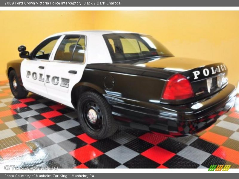 Black / Dark Charcoal 2009 Ford Crown Victoria Police Interceptor