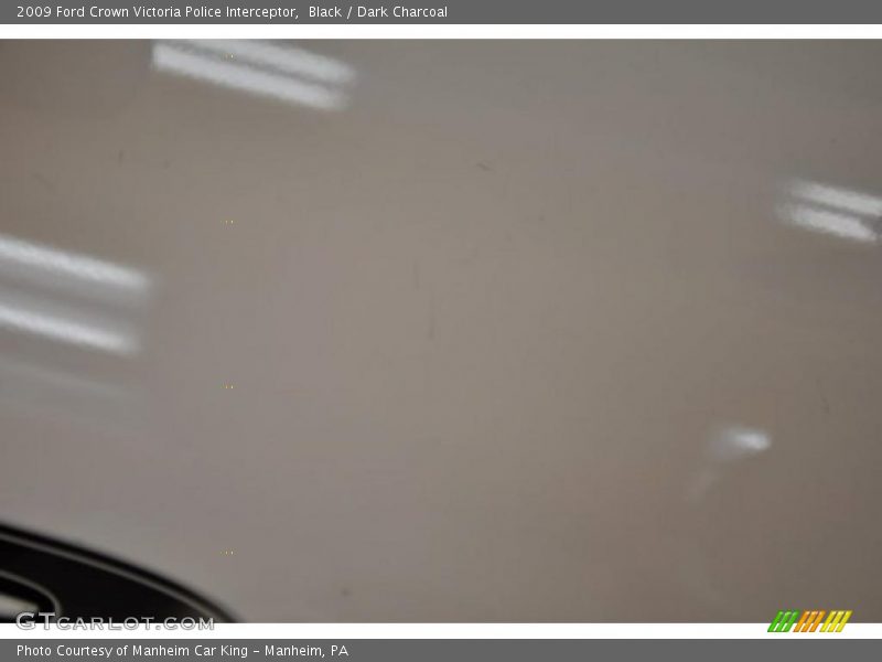 Black / Dark Charcoal 2009 Ford Crown Victoria Police Interceptor