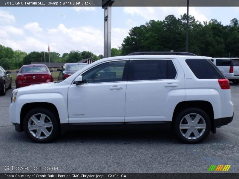 Olympic White / Jet Black 2011 GMC Terrain SLE