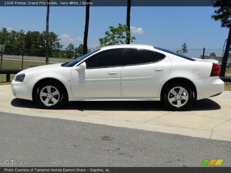 Ivory White / Ebony 2008 Pontiac Grand Prix Sedan