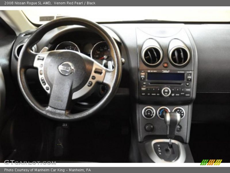 Venom Red Pearl / Black 2008 Nissan Rogue SL AWD