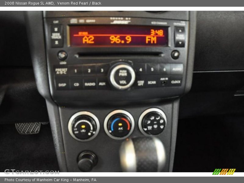 Venom Red Pearl / Black 2008 Nissan Rogue SL AWD