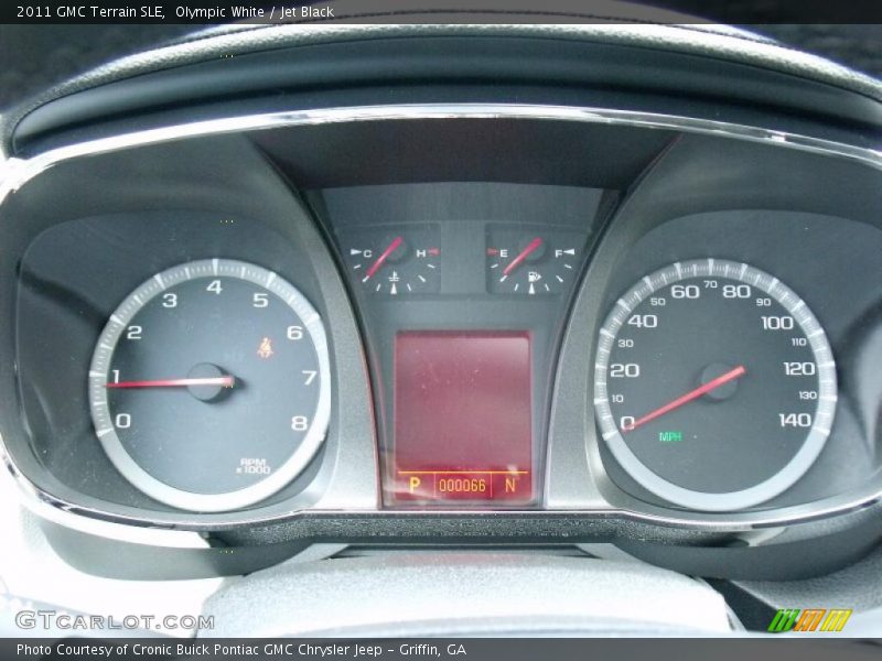 Olympic White / Jet Black 2011 GMC Terrain SLE