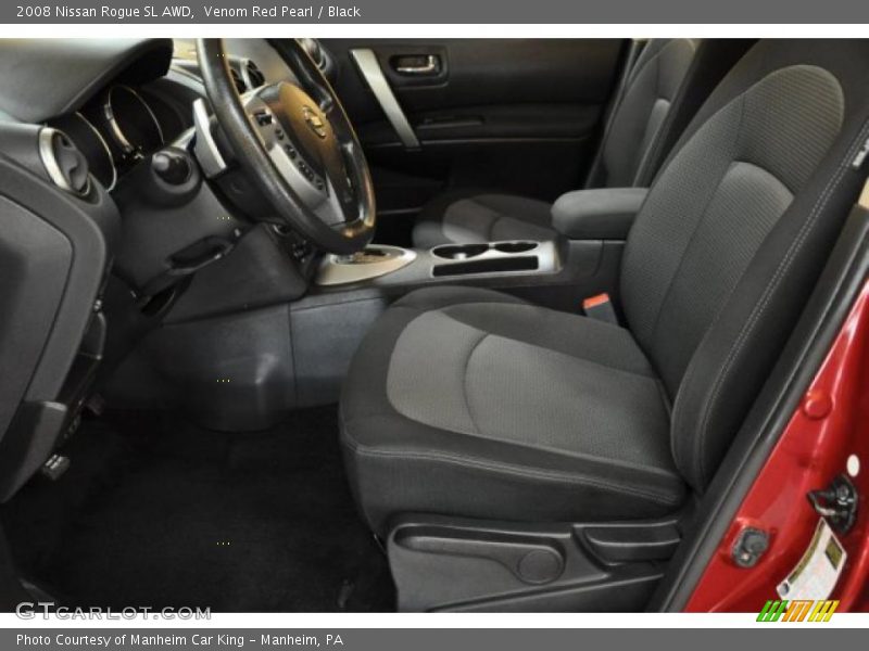Venom Red Pearl / Black 2008 Nissan Rogue SL AWD