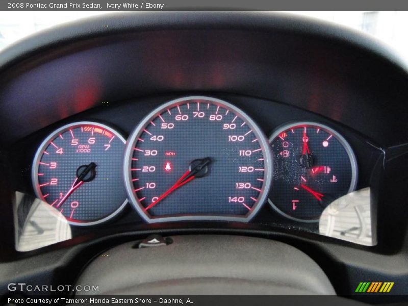 Ivory White / Ebony 2008 Pontiac Grand Prix Sedan