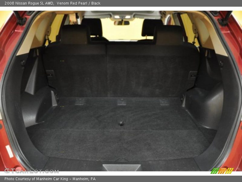 Venom Red Pearl / Black 2008 Nissan Rogue SL AWD